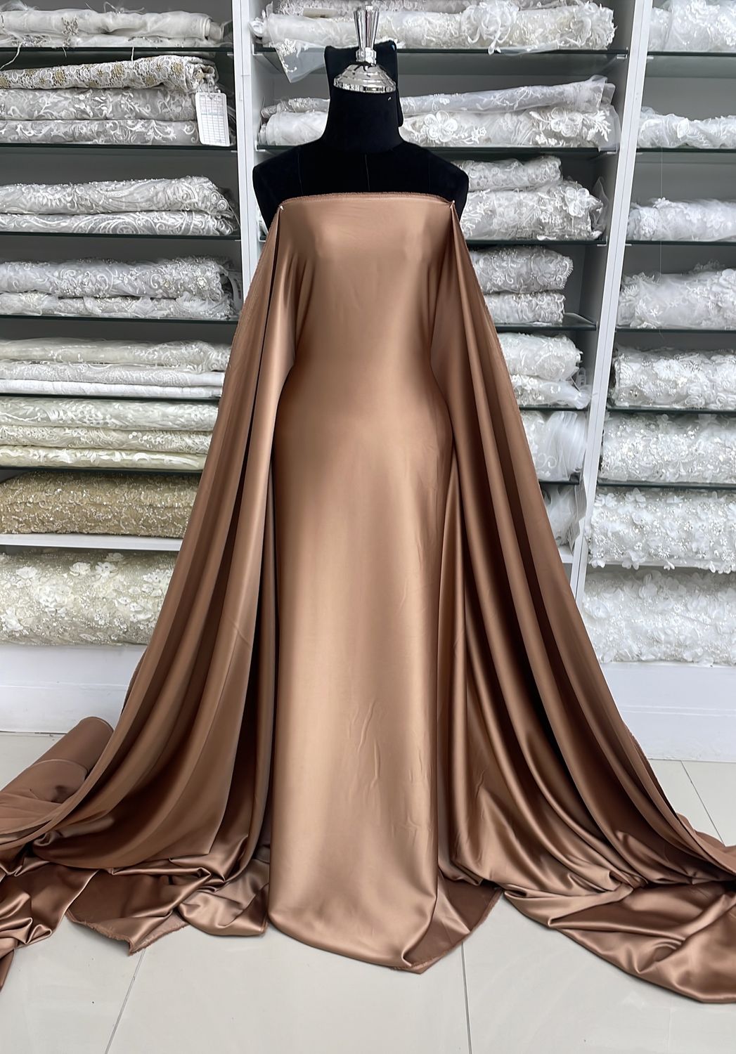 SPANISH SATIN-(per m)-150-08-MOCHA MOUSSE