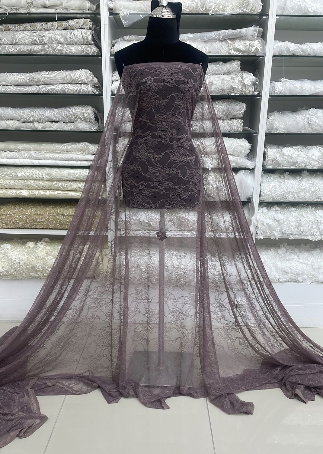 CHANTILLY LACE -(per m)-150-01-FLINT