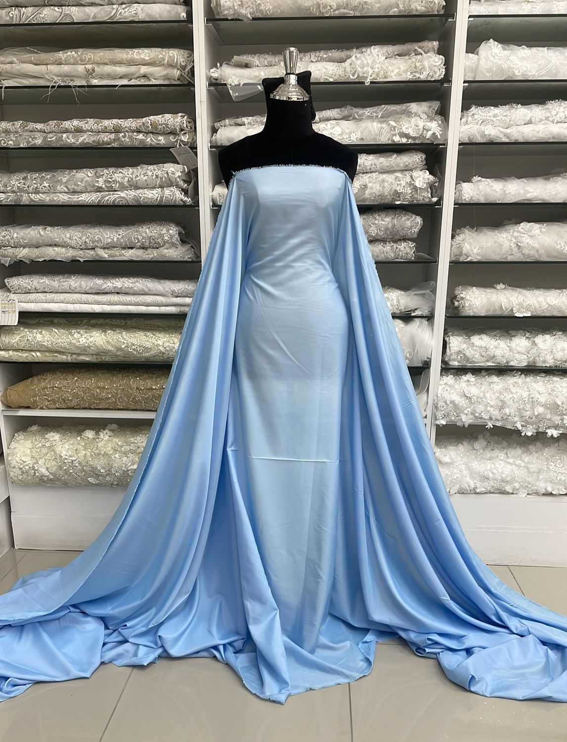 PONGEE LINING-(per m)-150-14-SKY BLUE