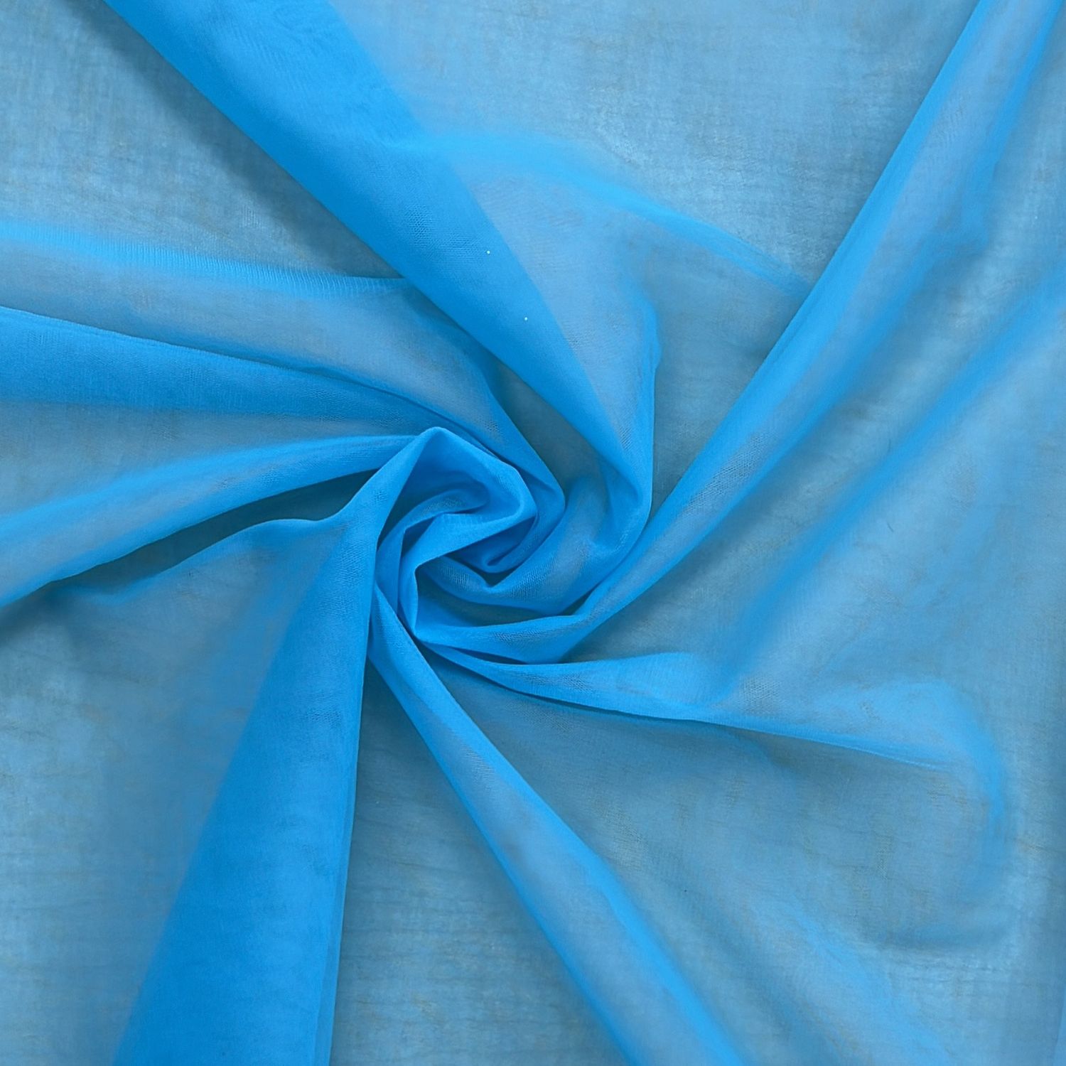 [ 16977 ] Tulle Polyester Hayal/300cm/5g/TURQUISE per Meter