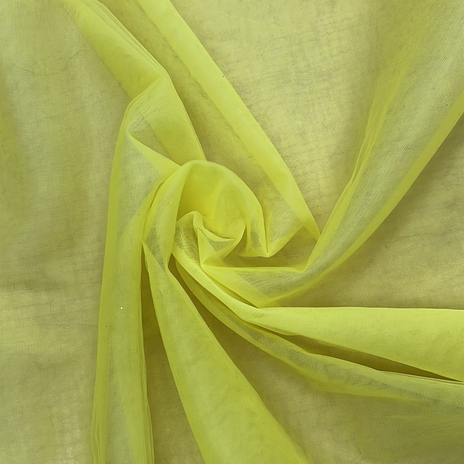 [ 17017 ] Tulle Polyester Hayal/300cm/5g/CANARY per Meter