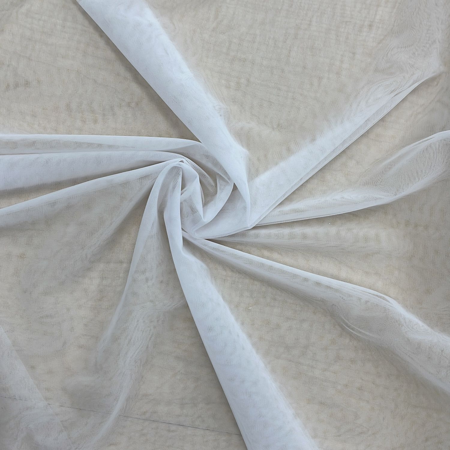 [ 16955 ] Tulle Nylon Lethe/300cm/5g/WHITE per Meter