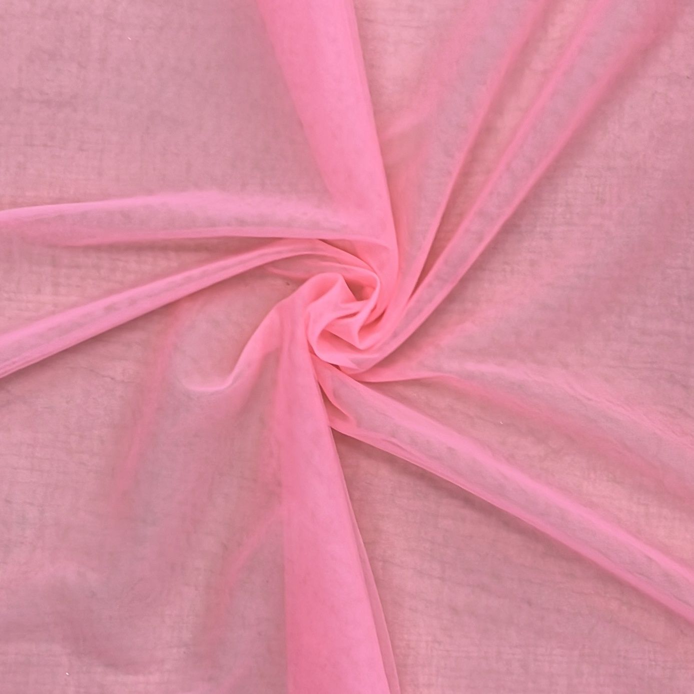 [ 17011 ] Tulle Polyester Hayal/300cm/5g/NEON PINK per Meter