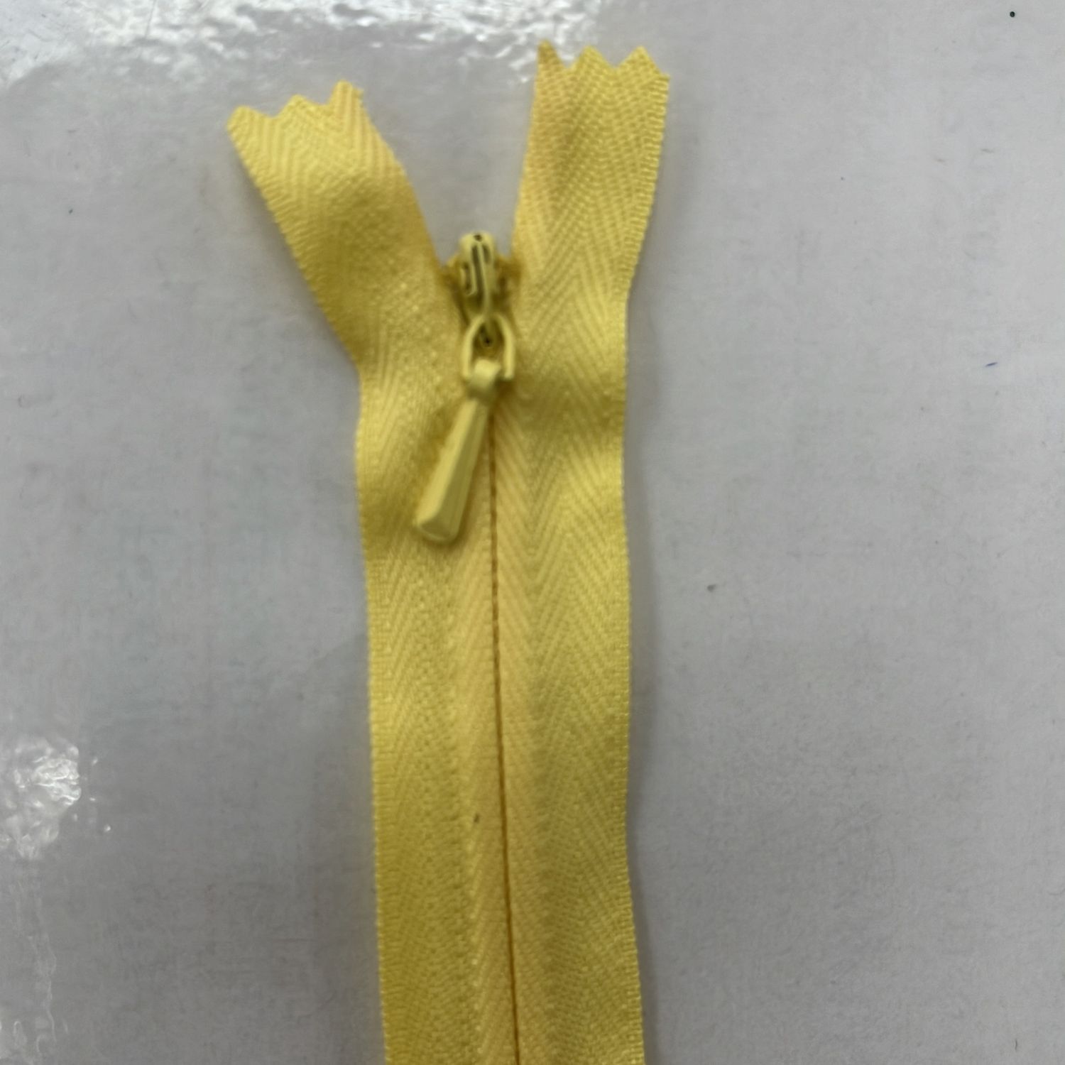 [ 18973 ] Zip Invisible Cotton/50cm/5g/Lemon per Each