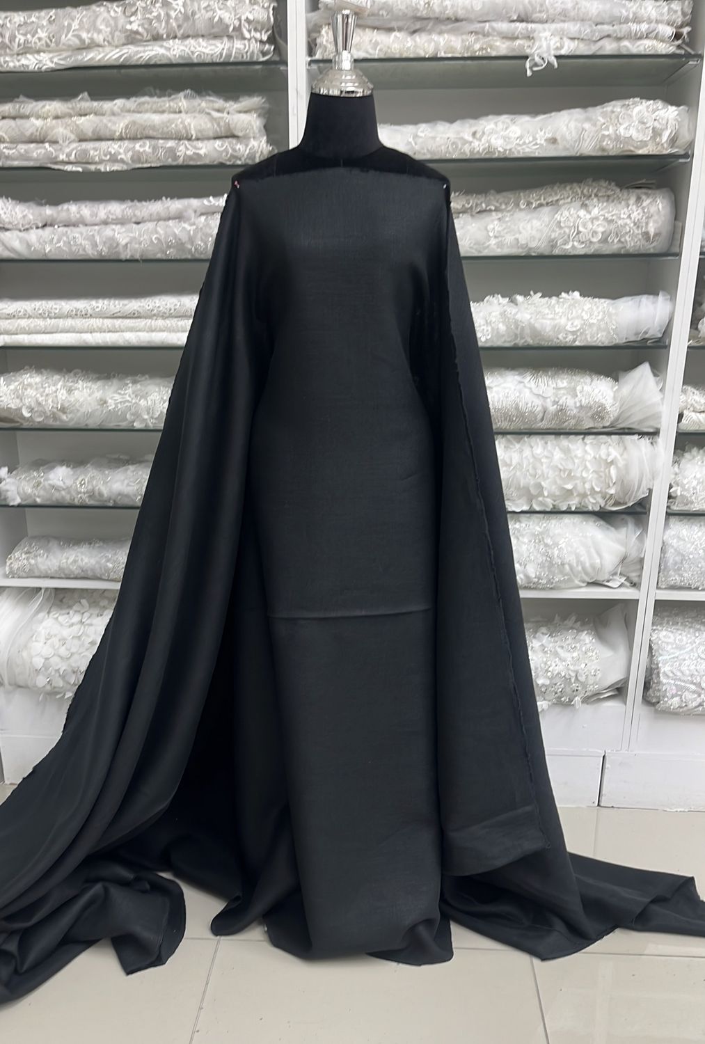 [ 24511 ] Linen-140-99-Black per Meter