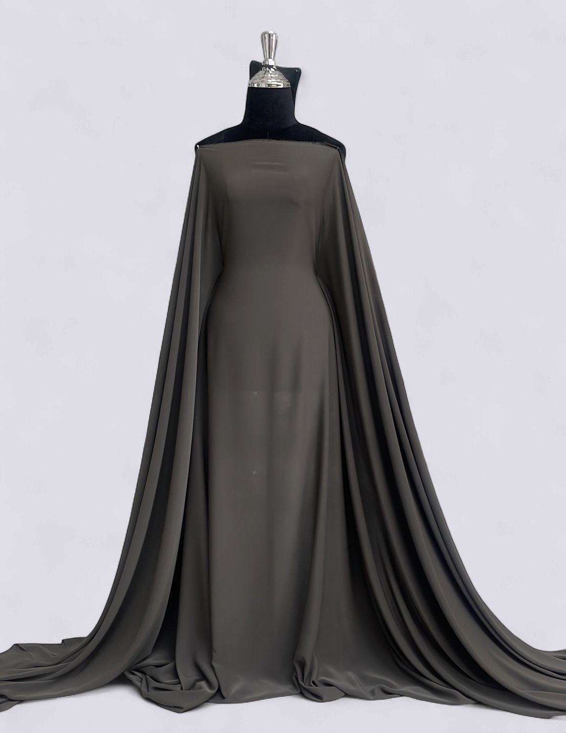 [ 24620 ] Abaya Nida Fatena-160-02-Mocca-02 per Meter
