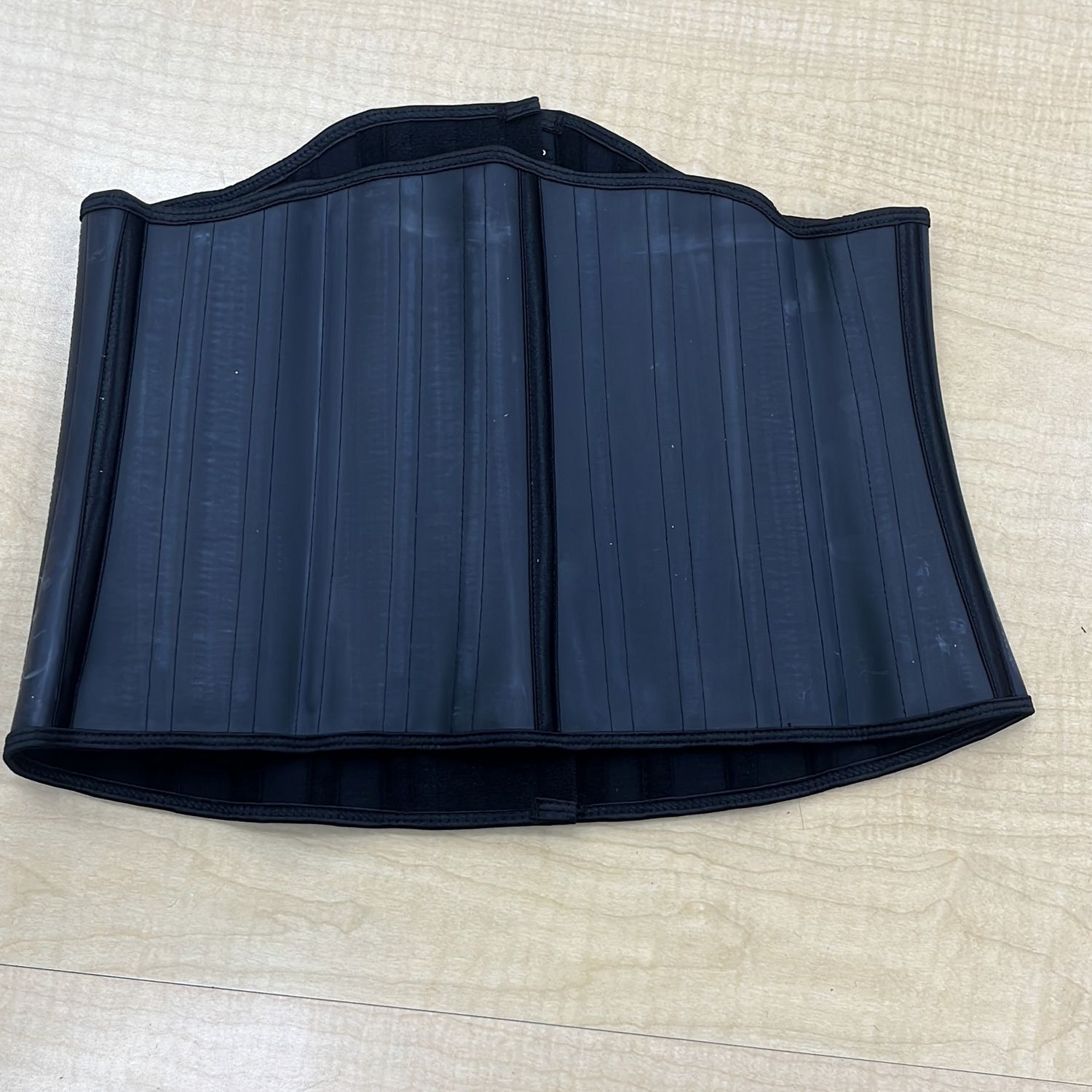 [ 24790 ] Corset Pleather Hooks-38004-LG-BLACK per Each