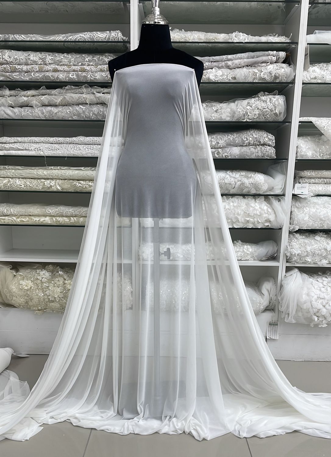 Power Mesh 150cm - MILK