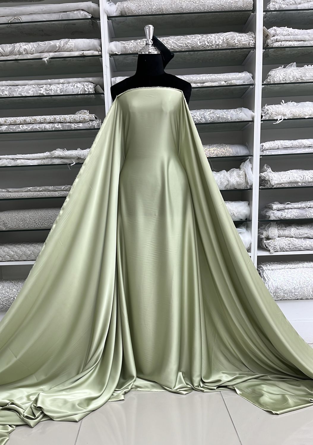 ARMANI SATIN-(per m)-150-11-LIME GREEN