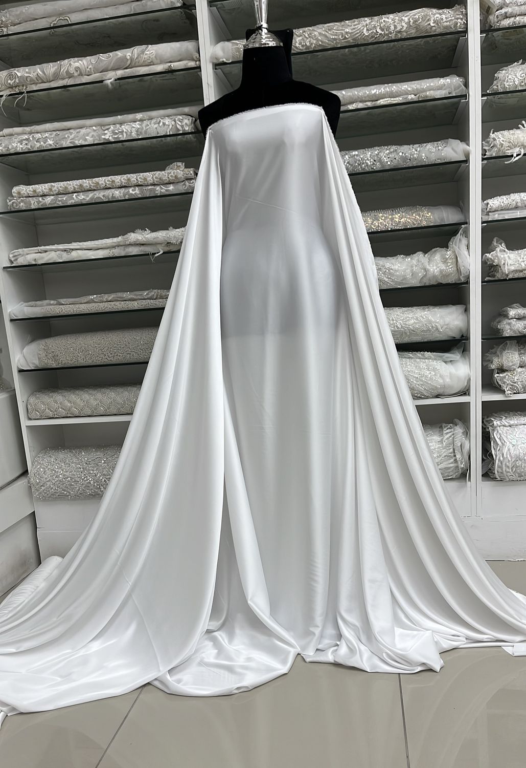 ARMANI SATIN-(per m)-150-002-WHITE