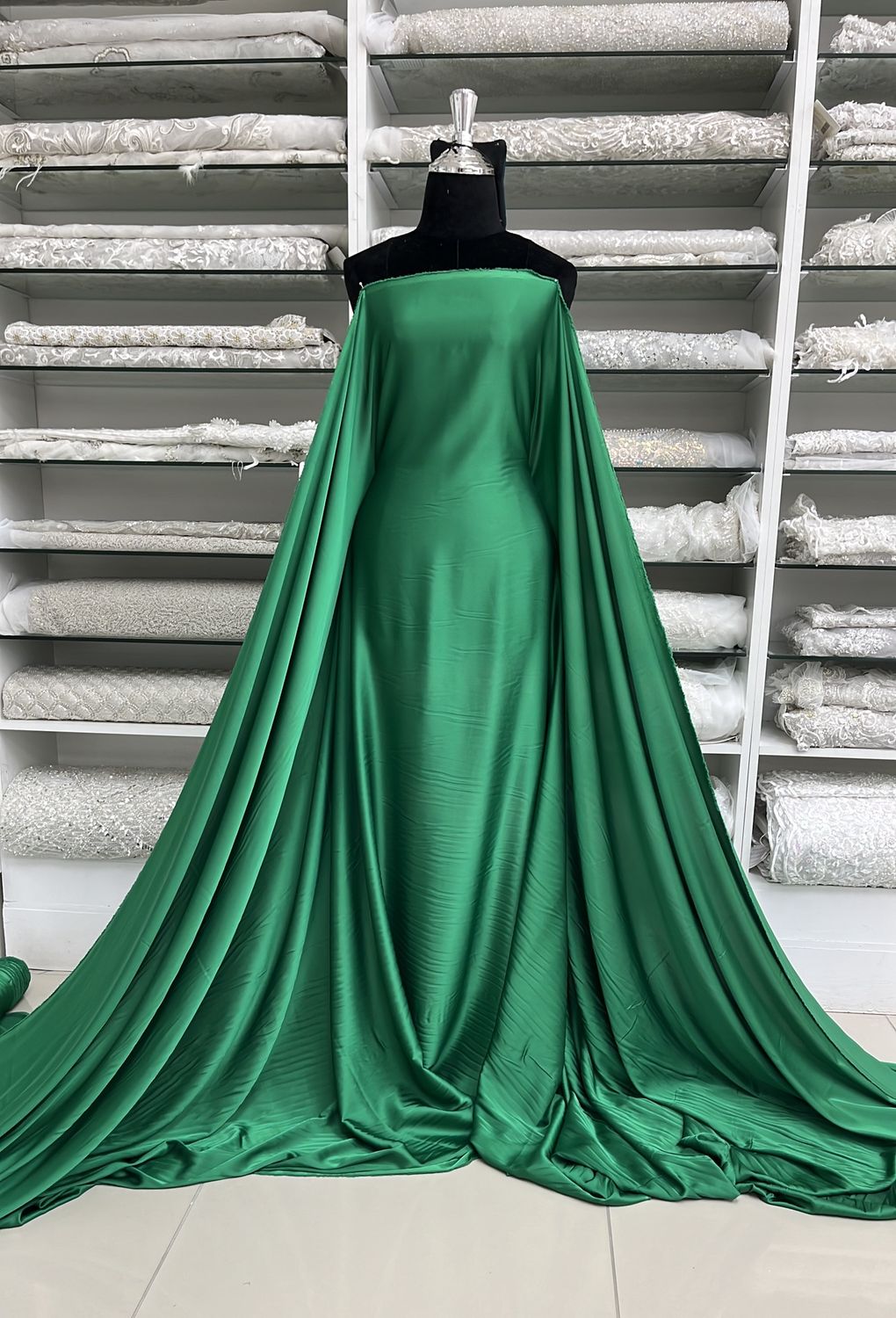 ARMANI SATIN-(per m)-150-09-GREEN