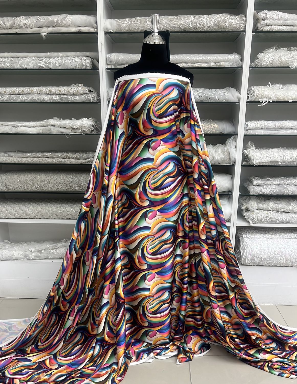 ARMANI SILK INKJET-(per m)-150-02-PINK MULTI