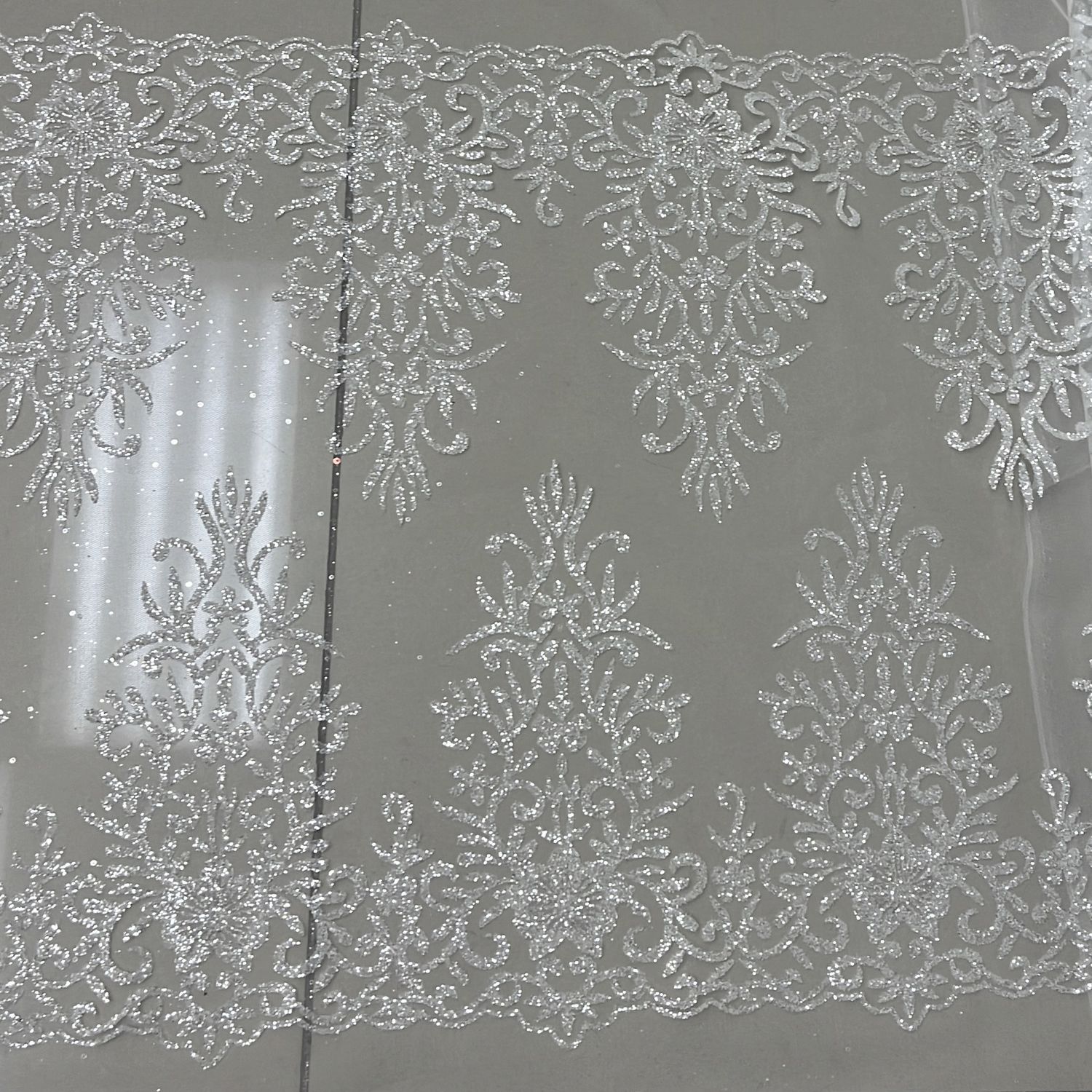 TULLE SUGAR Evening Gown Fabric 45cm - 03 - IVORY