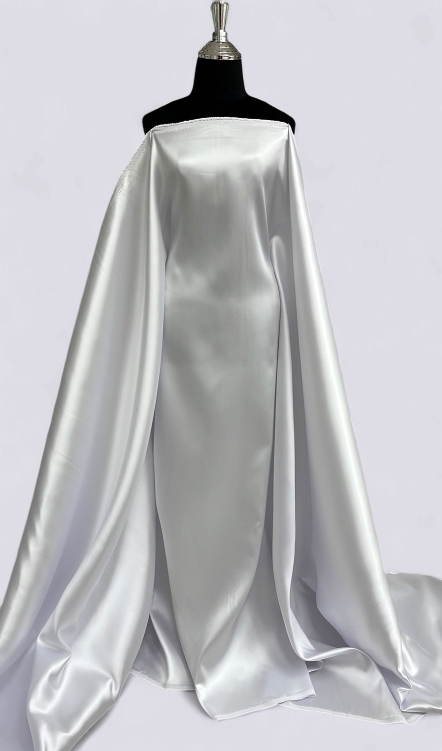 Dress Fabric SATIN MIKADO Heavy Bridal Fabric-per m-150-06-WHITE