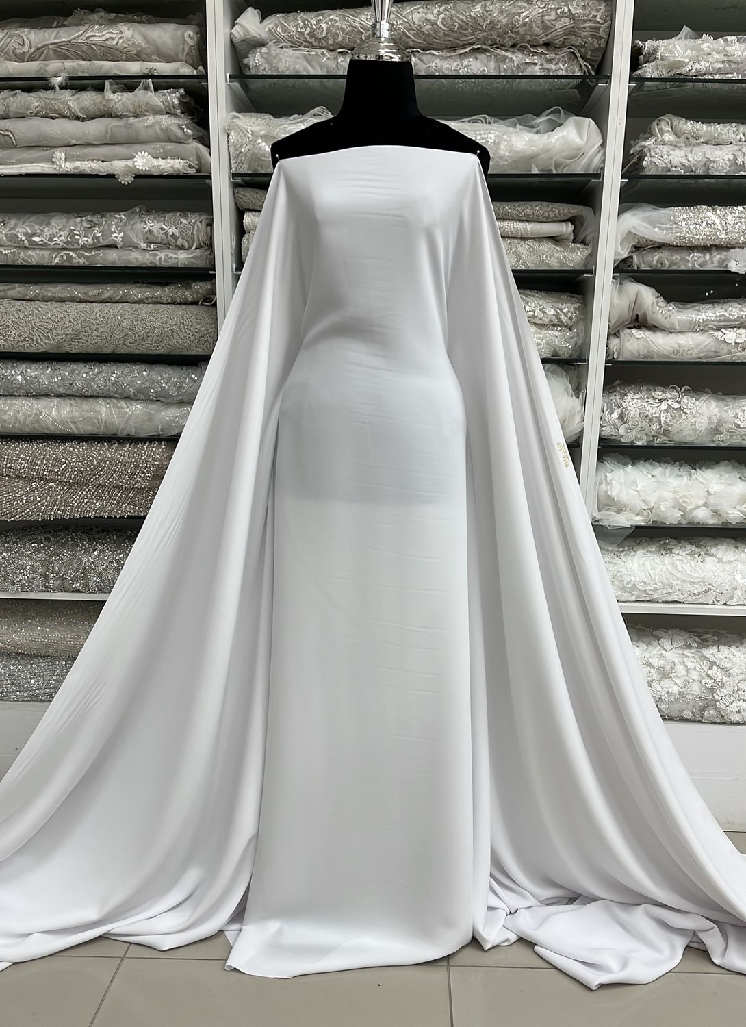 BARBINA CREPE-(per m)-150-14-WHITE