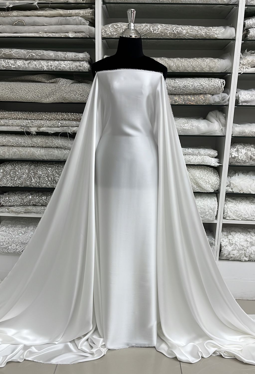 SILK SATIIN NON STRETCH 16MM-per m-140-121-OFF WHITE