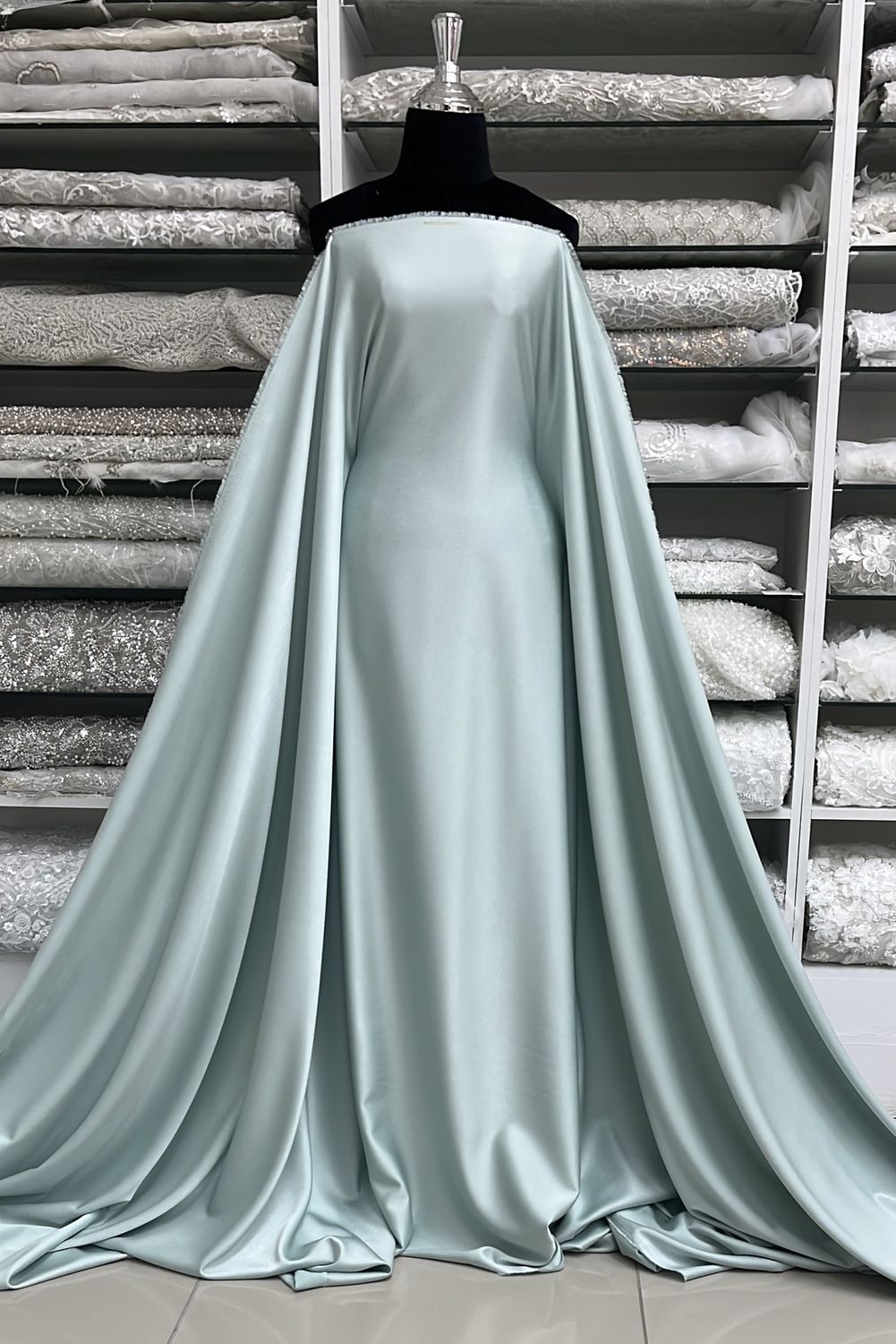 Crispy Crepe-per m-150-32-TIFFANY BLUE