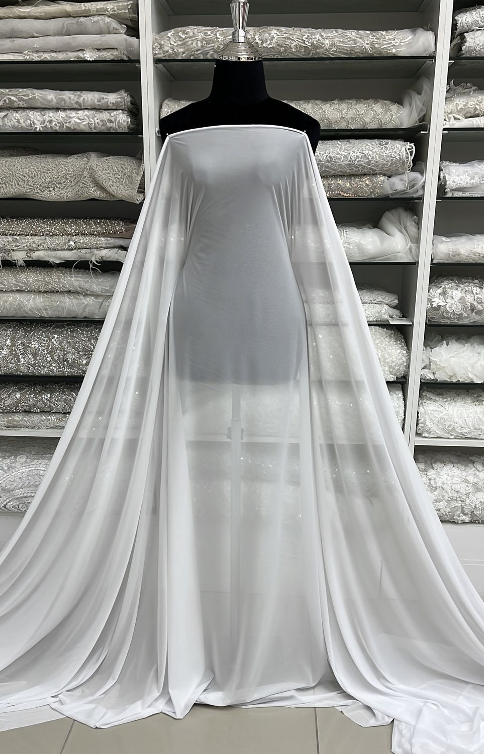 FUSING: WHARP KNIT 150CM-per m-150-1-WHITE