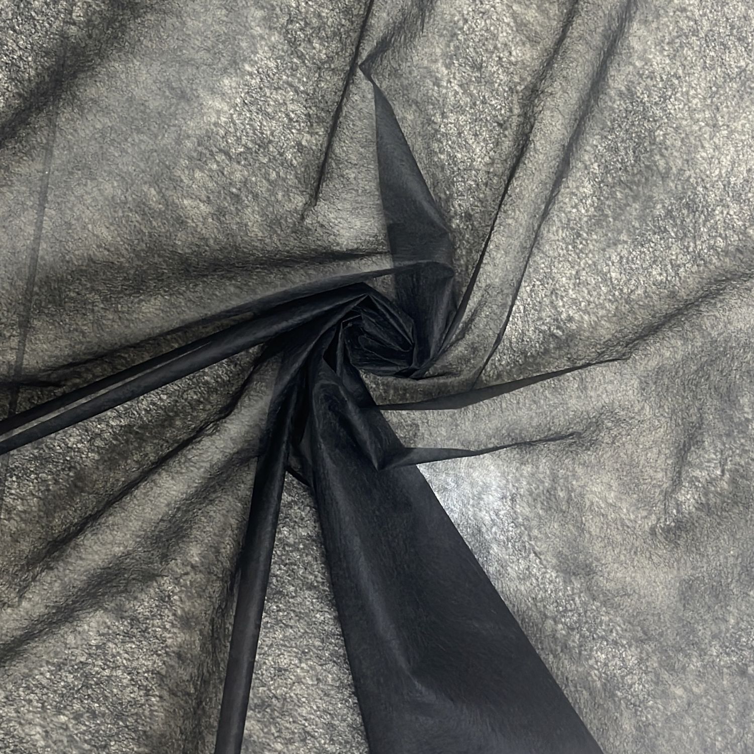 FUSING: SPIDER WEBBING 150CM -per m-150-99-BLACK