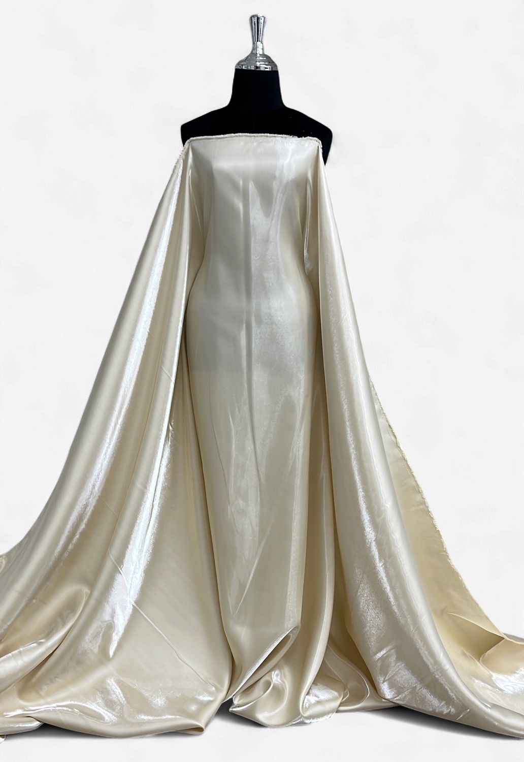 Shimmer Satin Luxurious Mercado-(per m)-150-02-Champagne