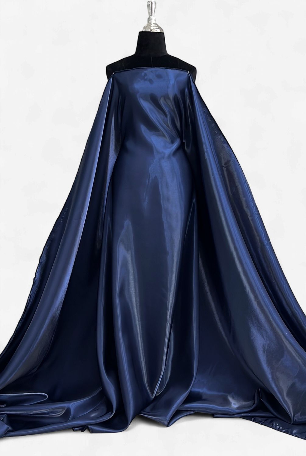 Shimmer Satin Luxurious Mercado-(per m)-150-05-Ink