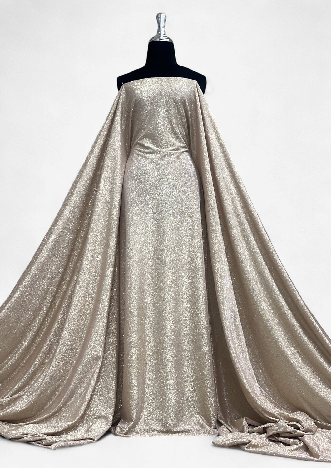 Moonligth Glitter Tulle-(per m)-150-02-Light Pink Gold