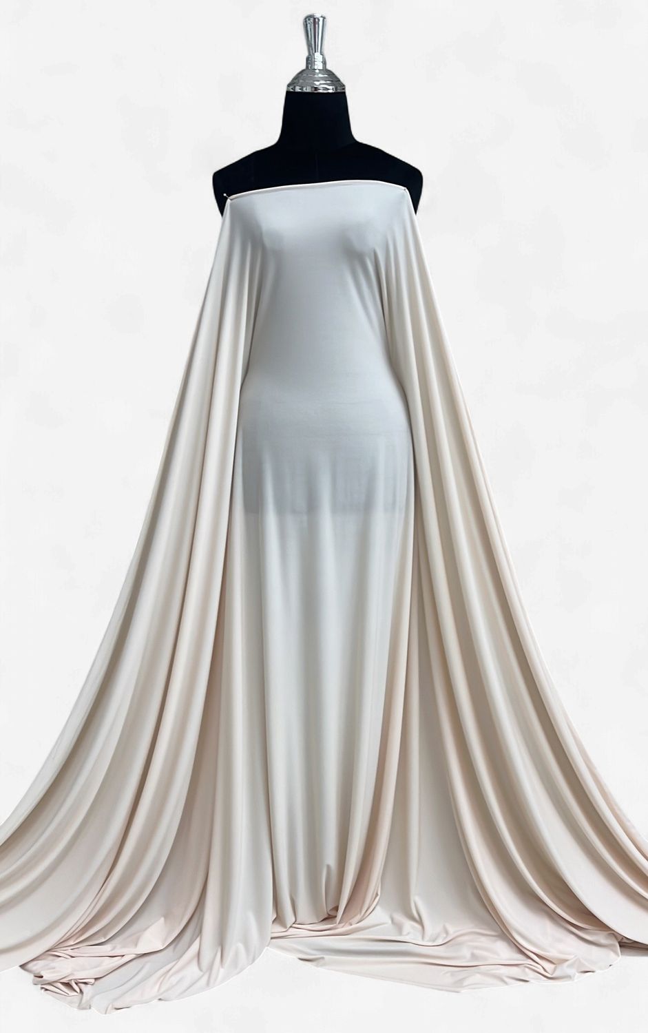 ITY BON BON (KOREAN) -(per m)-150-02-NUDE-Interlock Twist Yarn. Highly elastic, smooth, slinky, cool-to-the-touch jersey knit.