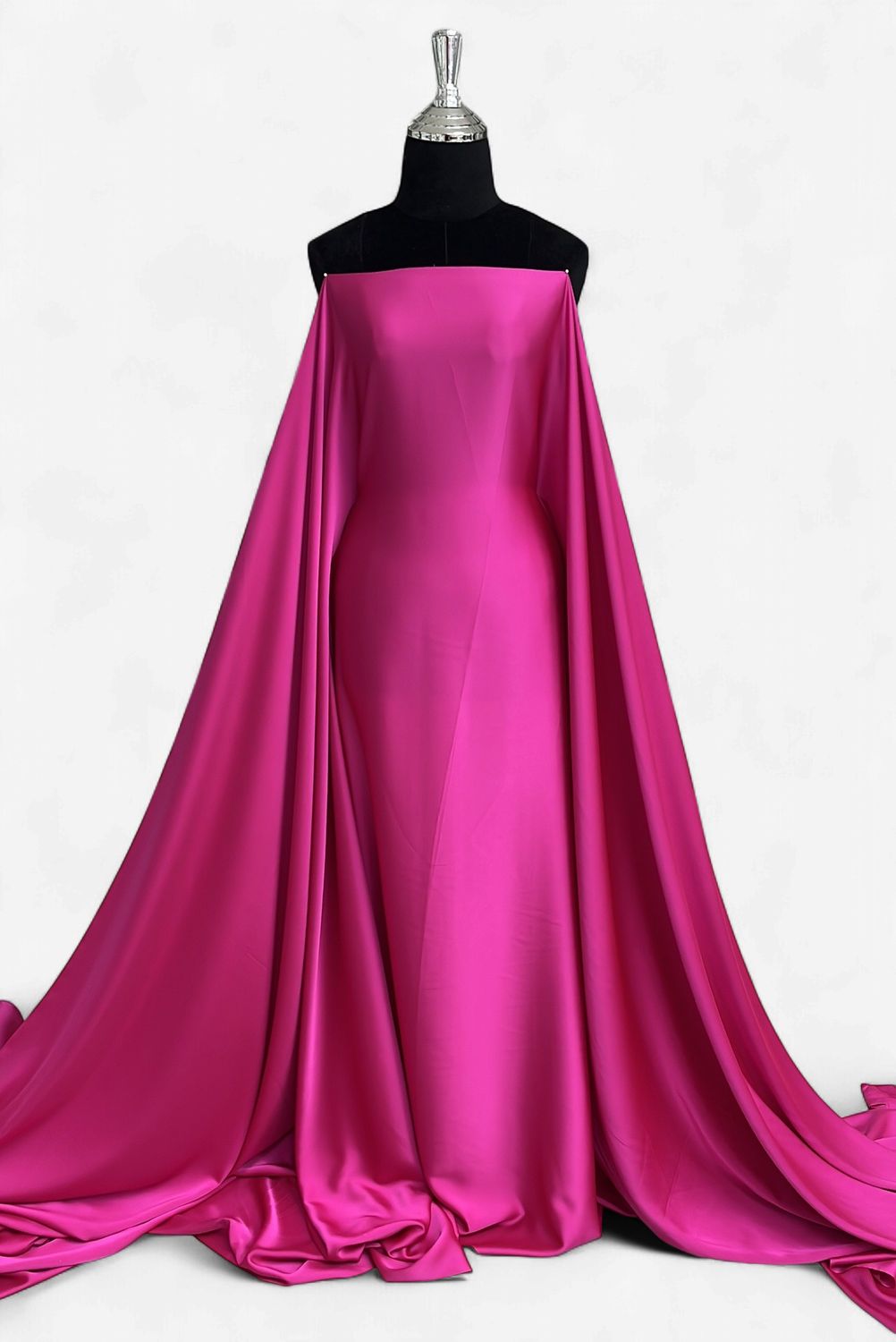 PARIS SILK -(per m)-150-10-CERISH-Despite the name "silk", commercial Paris Silk is a high-grade, silky-smooth synthetic imitation silk.