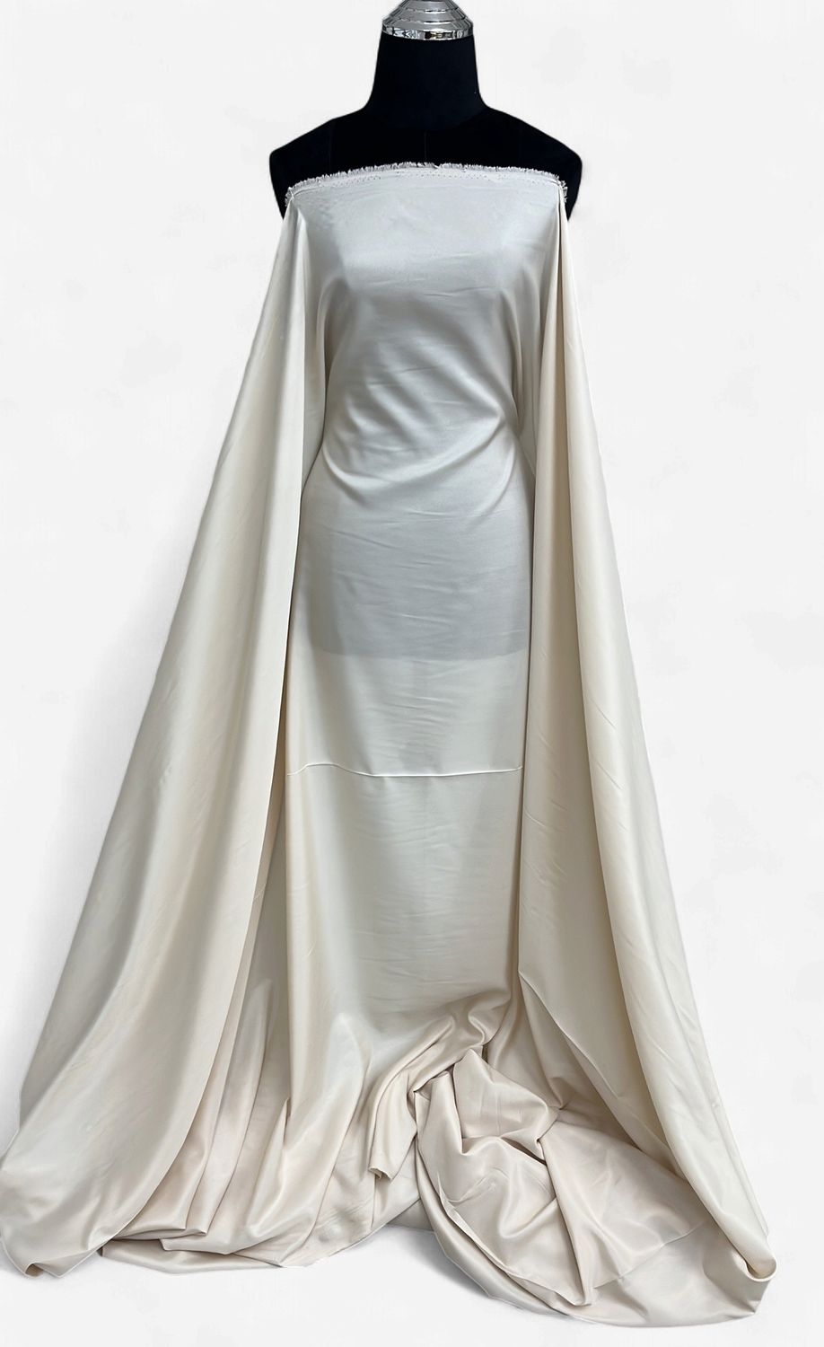 PONGEE LINING -(per m)-150-05-BISCUIT-A lightweight, tightly woven, smooth fabric specifically used for lining garments.