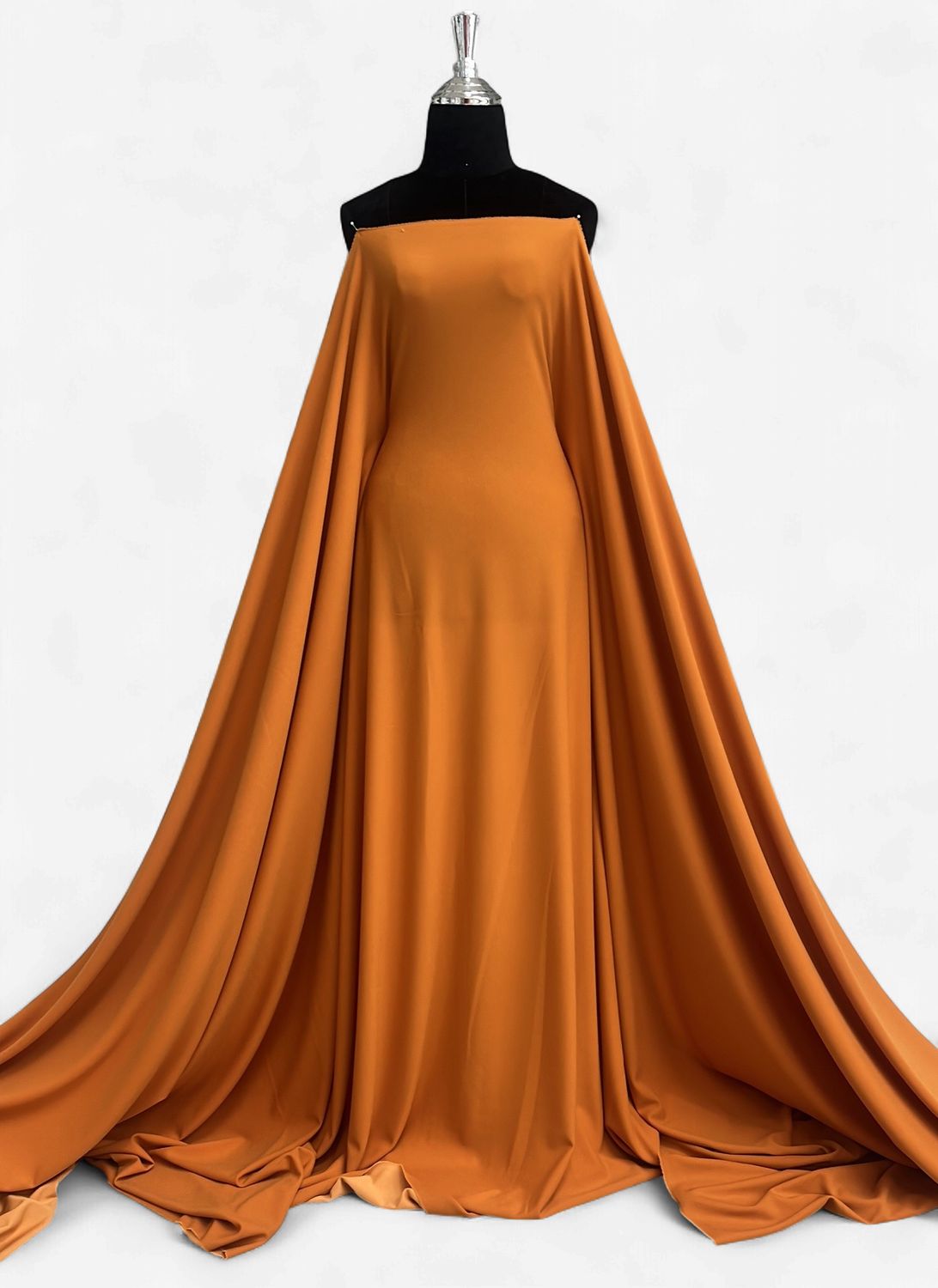 SCUBA CREPE-(per m)-150-45-TAN-A double-knit fabric with a smooth, spongy interior and a textured crepe exterior.