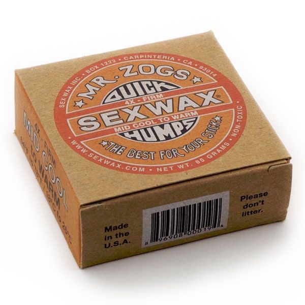 Mr Zogs Sexwax Quick Hunmps 4x Firm Mid Cool to Warm