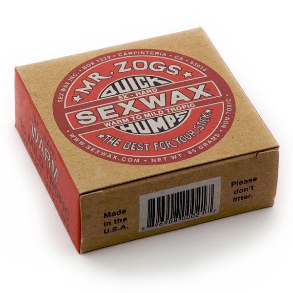 Mr Zogs Sexwax Quick Humps 5X Hard Warm to Mild Tropic