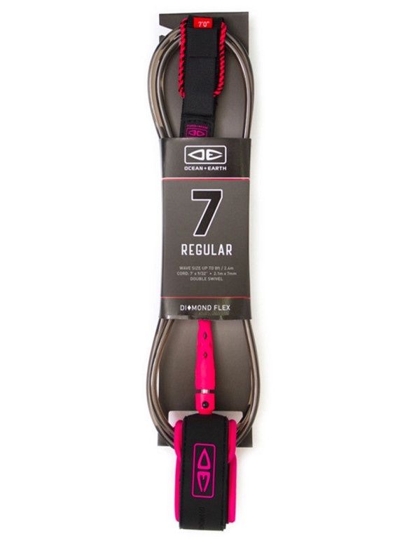 Ocean &amp; Earth Diamond Flex Regular Leash Pink – 7ft