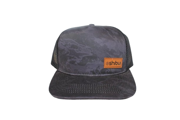 Shibui Surf Truckers Cap Black Camo