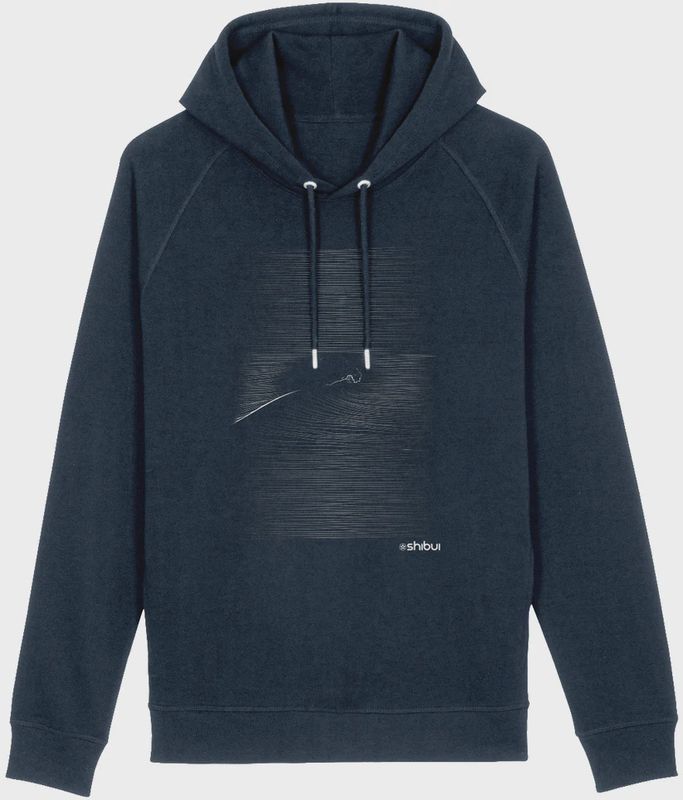 Shibui Surf Zen Wave Blue Hoodies