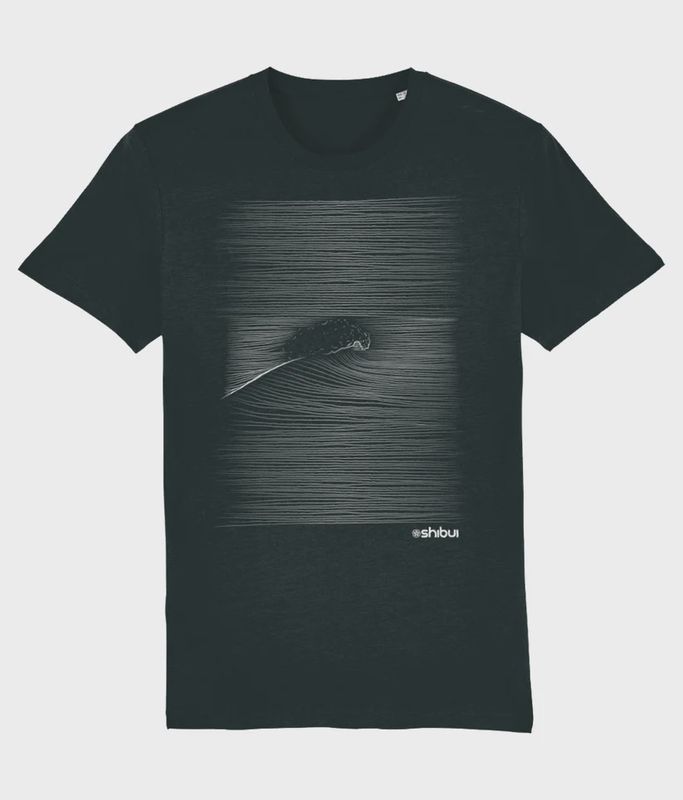 Shibui Surf Zen Wave Black Tee