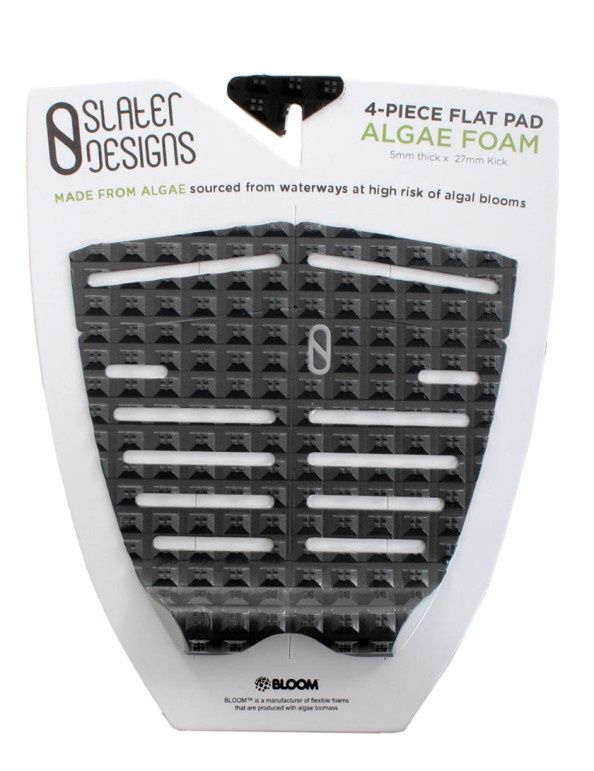 Firewire Slater Designs Flat 4pc Traction Pad Black/Grey
