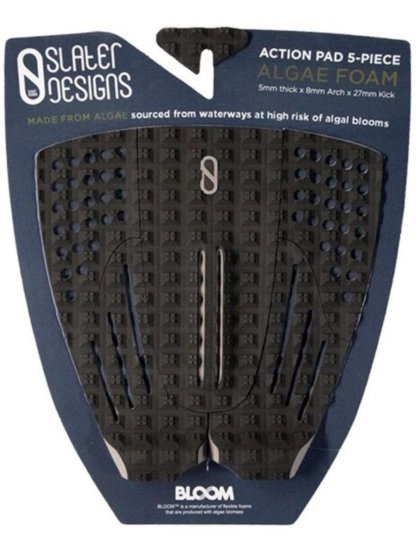 Firewire Slater Designs Action 5pc Traction Pad Black/Grey