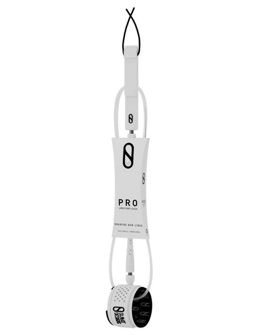 Firewire Slater designs Pro Comp 6mm 6ft Surfboard Leash Black/White