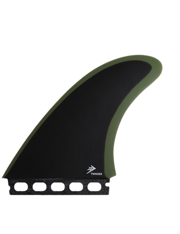 Firewire Stu Kenson Twinzer Single Tab Army Green Large Fin Set