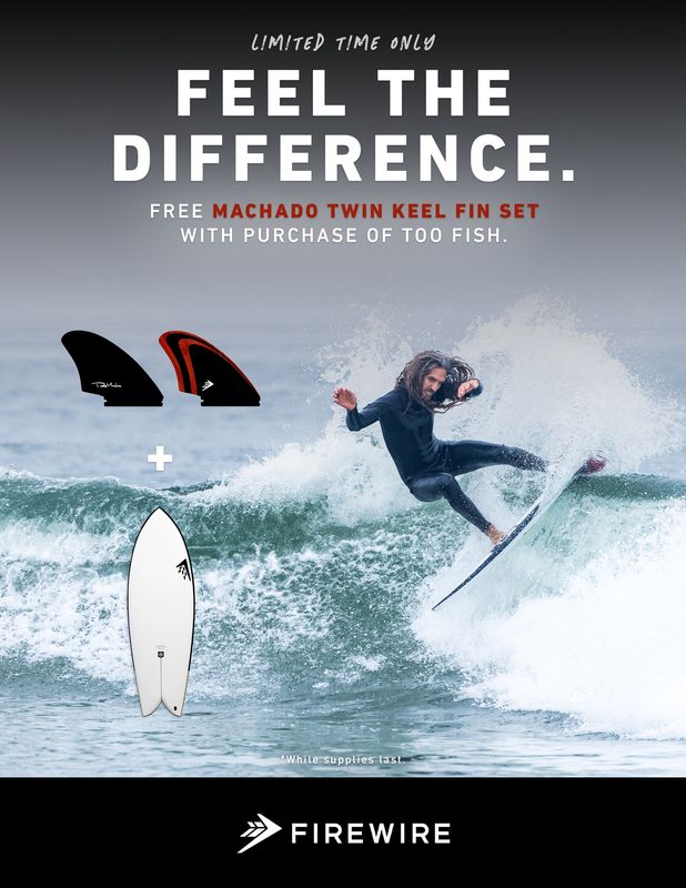 Firewire Surfboards Too Fish Volcanic FREE FINS!!! LIMITED TIME OFFER!!