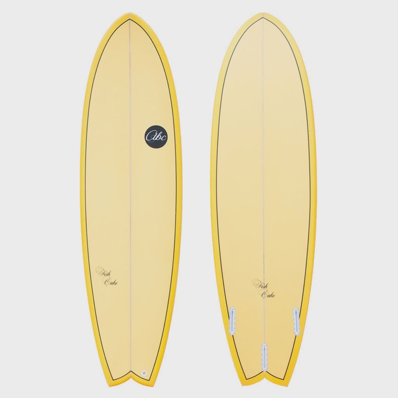 Alder Surfboards ABC Fishcake Yellow Matt - 6&#39;3 x 21 1/2 x 2 5/8  42.5L