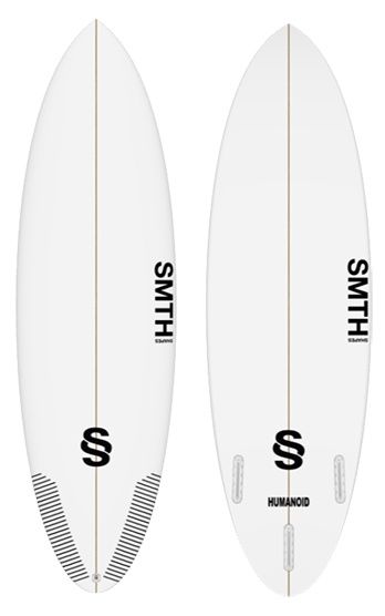 SMTH Shapes Surfboards - Humanoid  - Shortboard - Turquoise  5&#39;9 x 19 1/2 x 2 3/8  30.26L