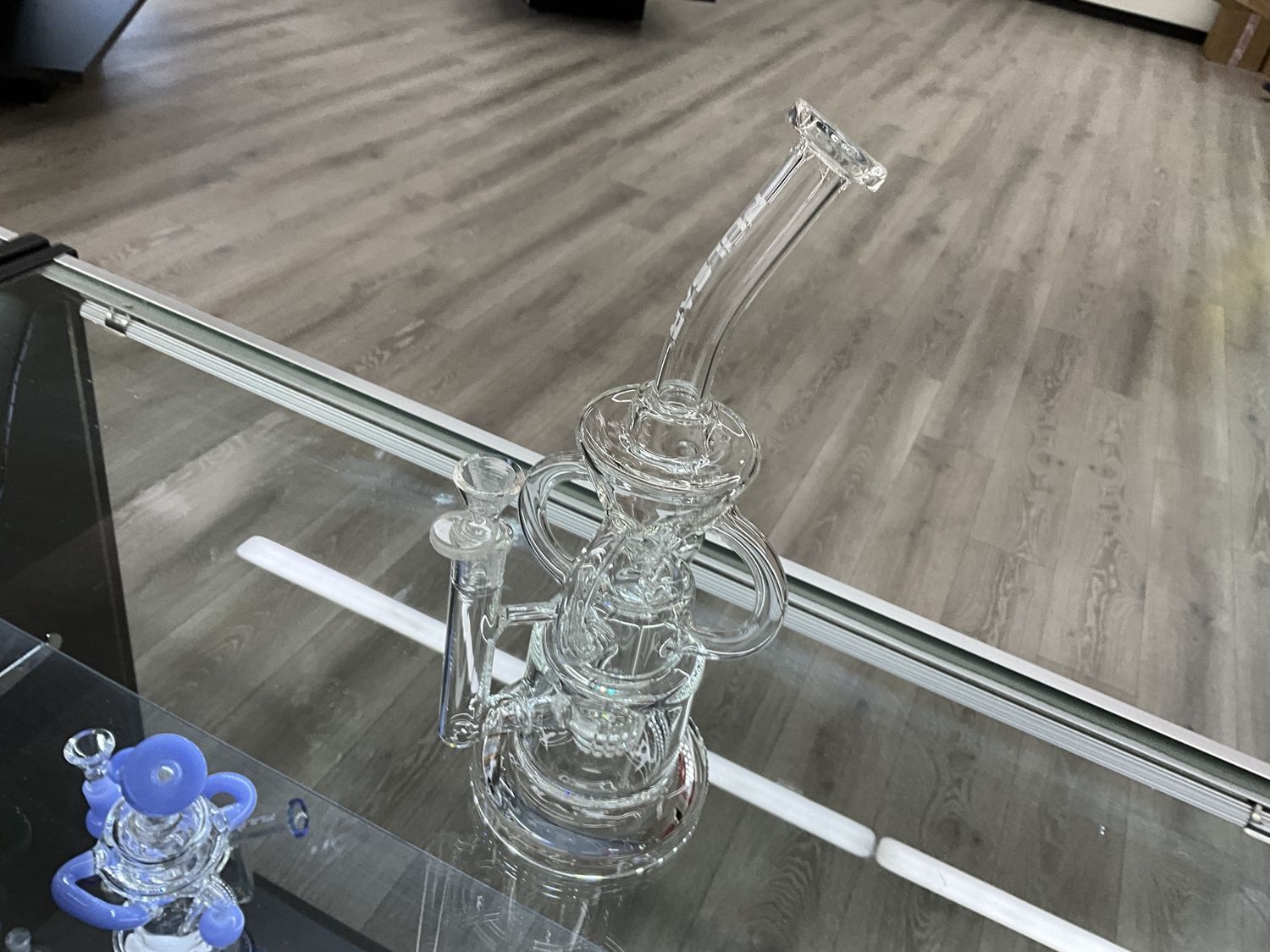 13” clear gravity recycler