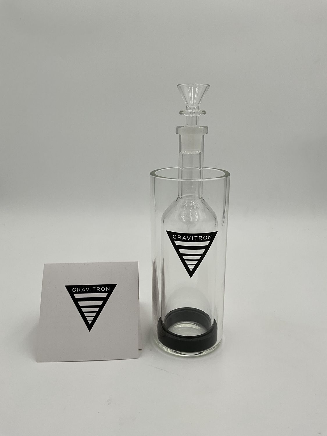 Glass gravity bong