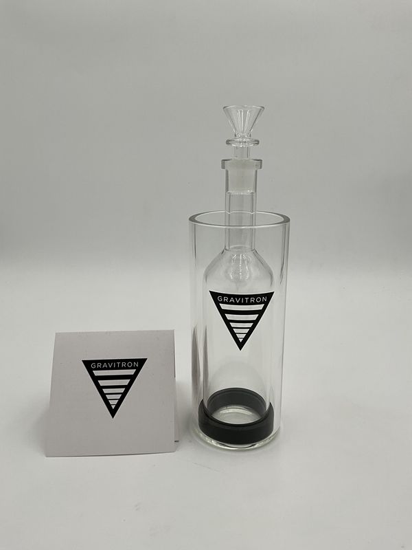 Glass gravity bong