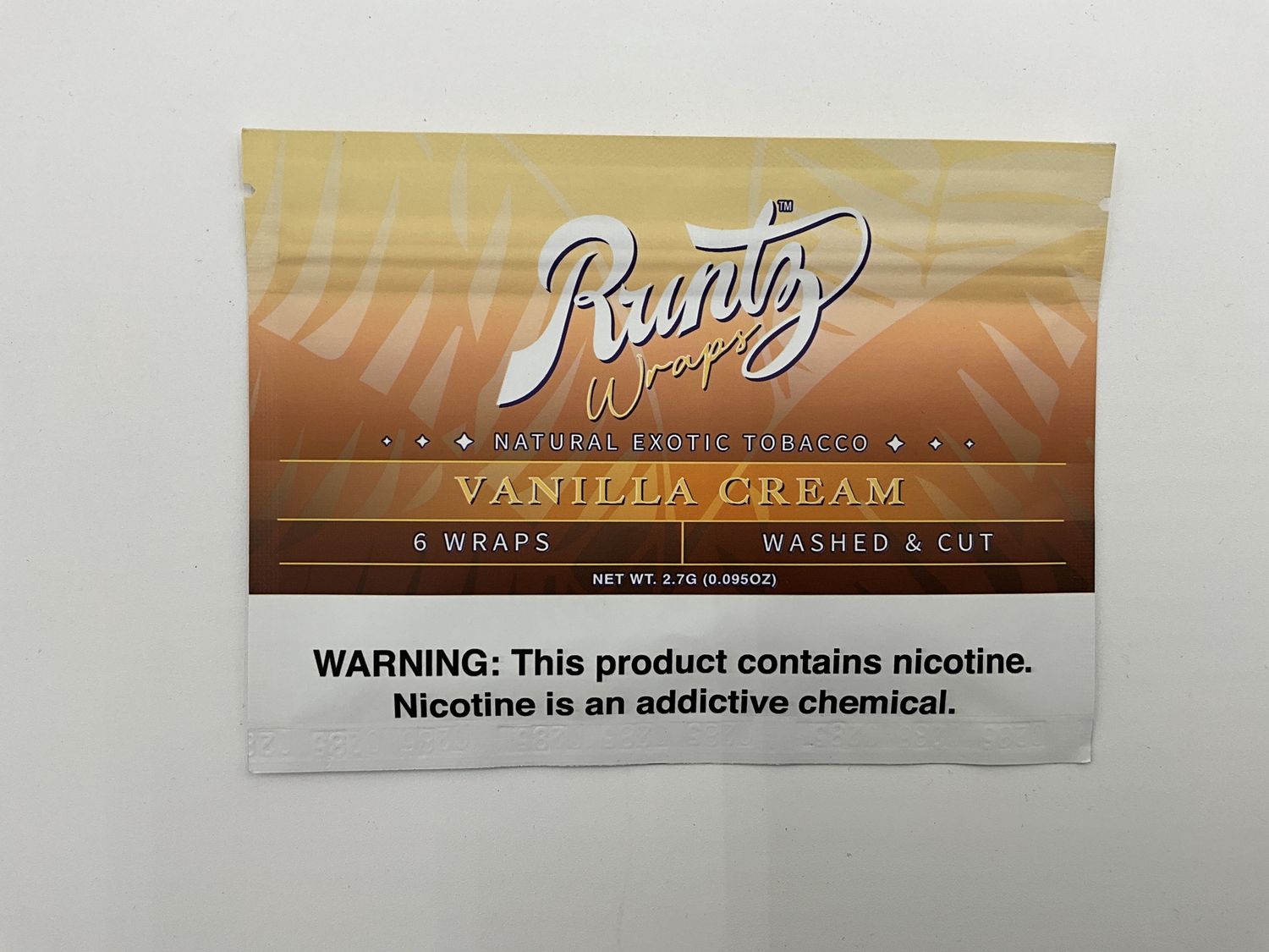 Runts wraps vanilla crème