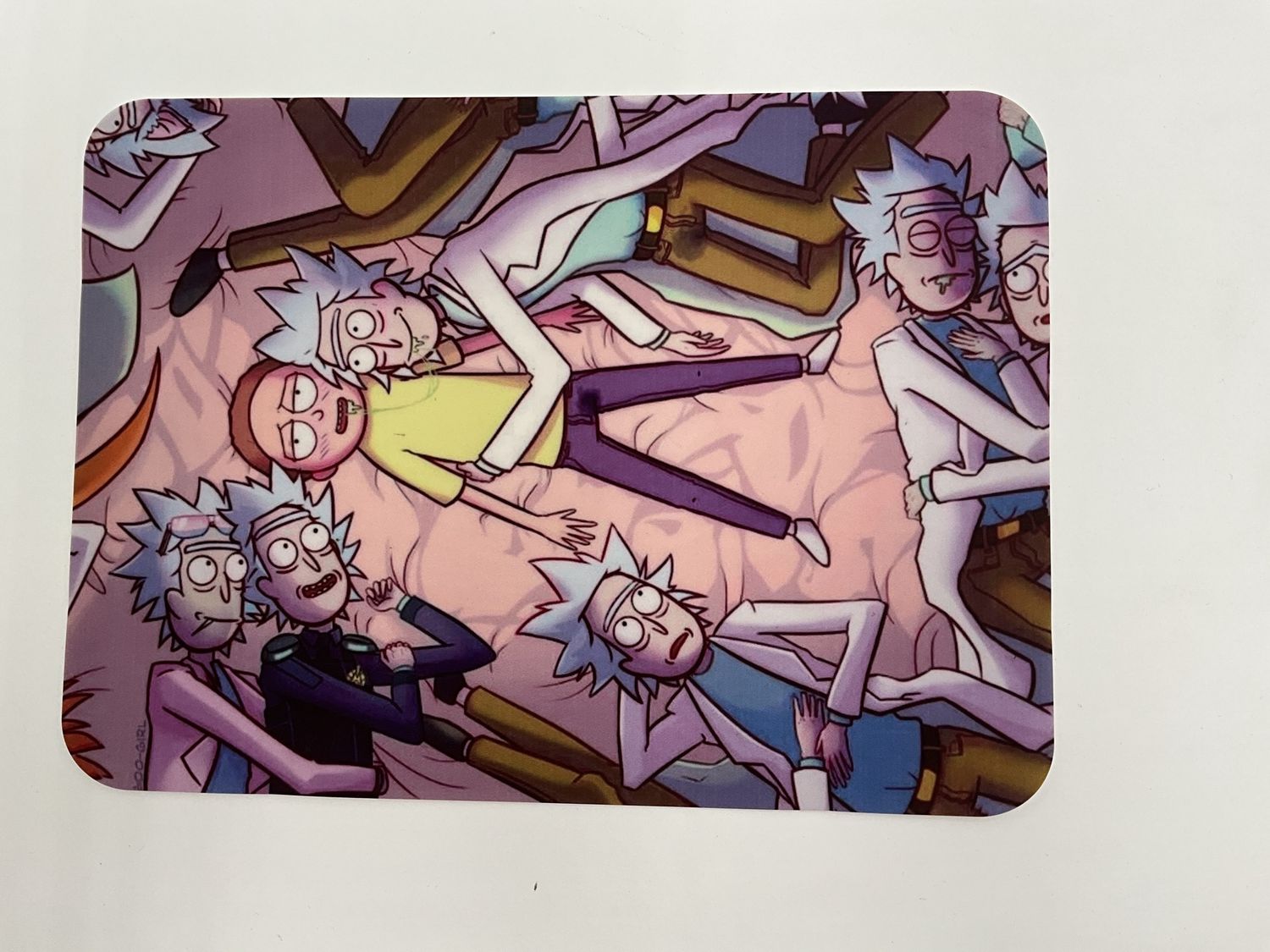 Cartoon dab mat