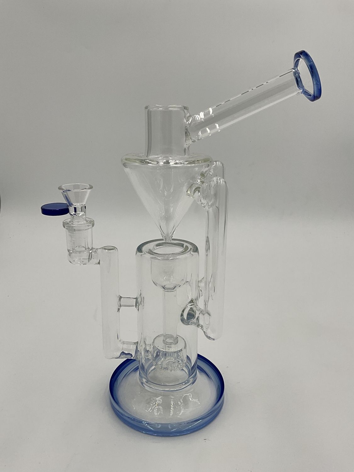 13” blue recycler