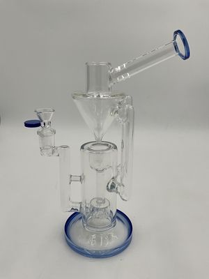 13” blue recycler